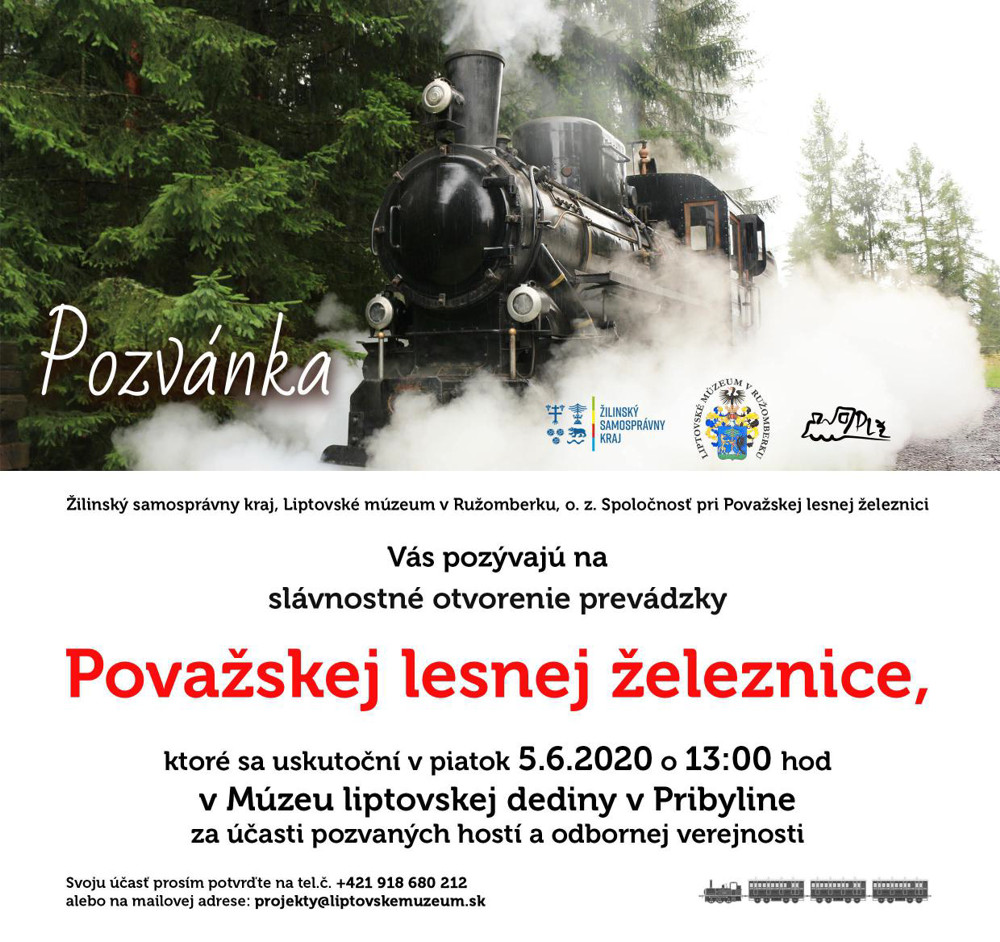 povazska lesna zeleznicka otvorenie